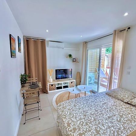 Studio Cosy Proche Plage, Parking Gratuit ฌวง-เลส์-แป็งส์ ภายนอก รูปภาพ
